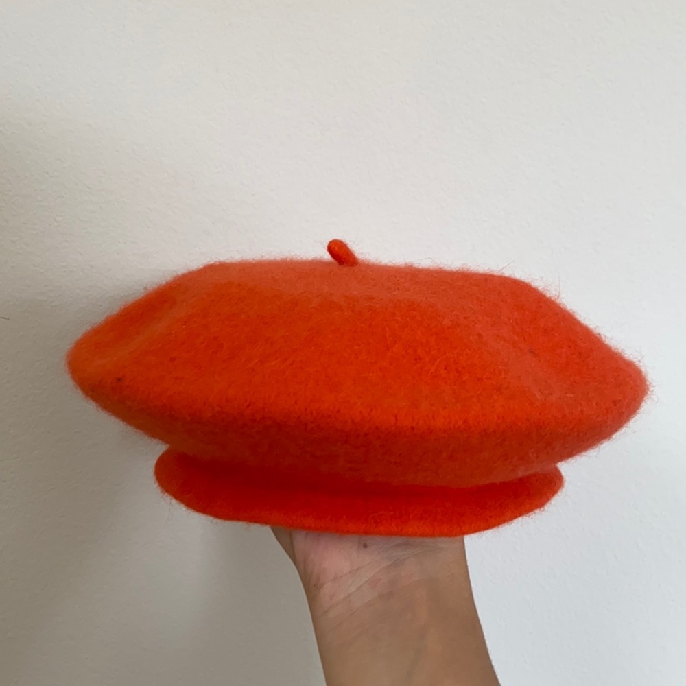Orange beret